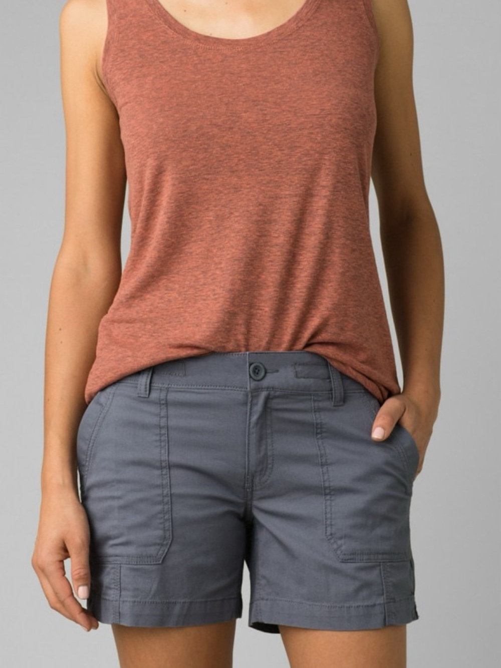 Women’s Gray Utility Shorts